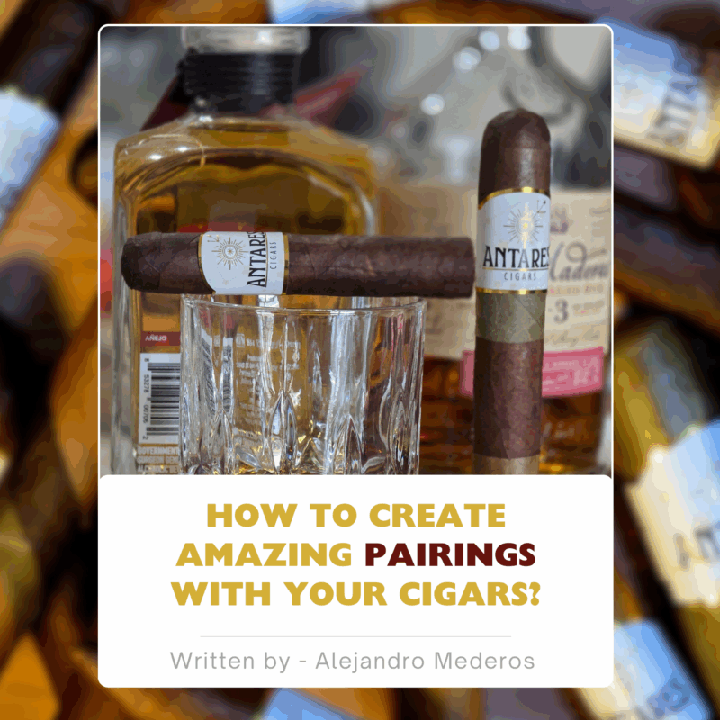 How to create amazing pairings with your cigars?